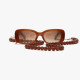 Lunettes Rectangle Chanel 