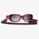 Lunettes Rectangle Chanel 