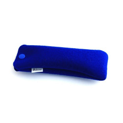 Etui en feutre avec pression bleu primaire xl