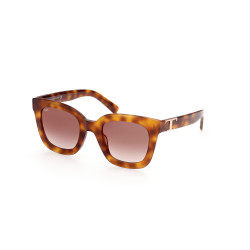 Lunettes de soleil Carrée Acétate Ecaille et marron