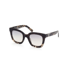 Lunettes de soleil Carrée Acétate Ecaille et gris