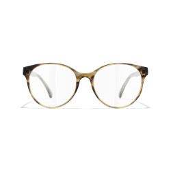 Lunettes pantos femme Chanel écaille claire