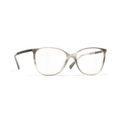 Lunettes carrées femme Chanel gris
