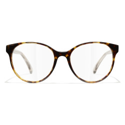Lunettes pantos femme Chanel écaille foncée